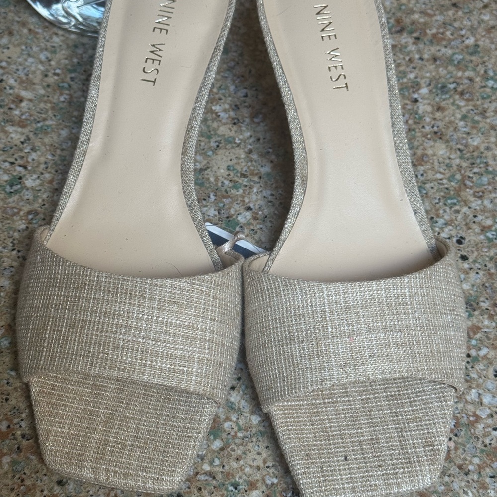 Nine West Beige Women's Sandals